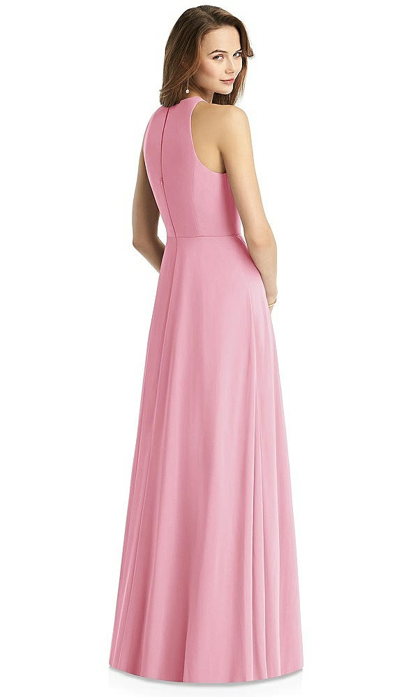 Back View - Peony Pink Thread Bridesmaid Style Emily
