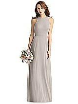 Front View Thumbnail - Taupe Thread Bridesmaid Style Emily