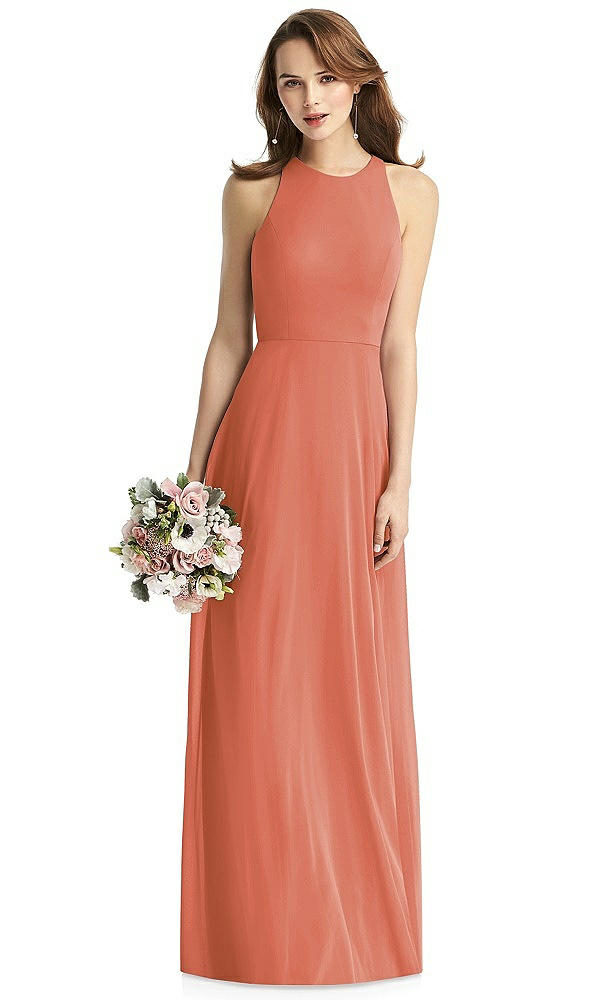 Front View - Terracotta Copper Thread Bridesmaid Style Emily
