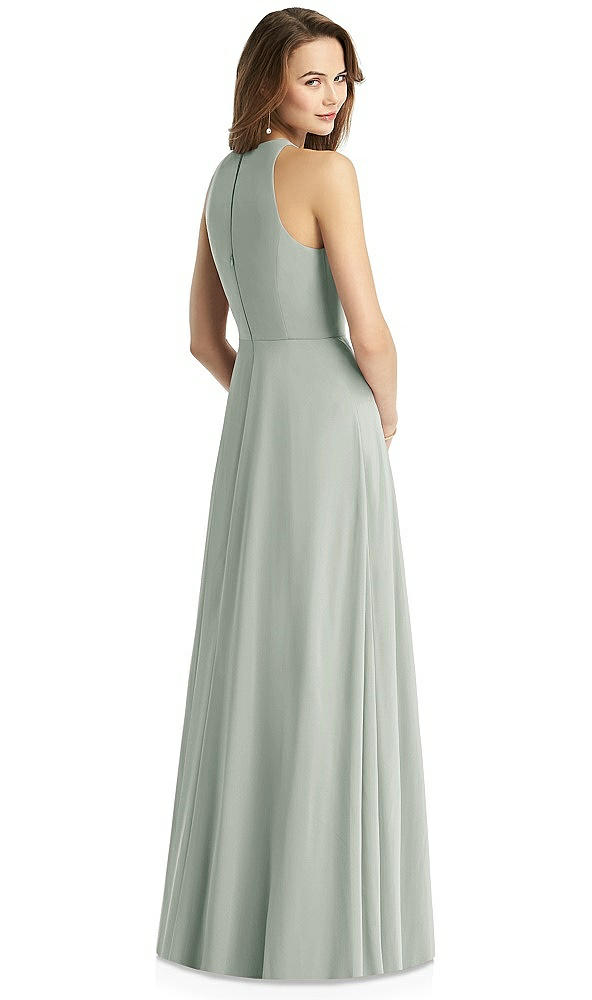 Back View - Willow Green Thread Bridesmaid Style Emily