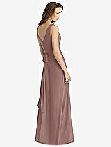 Rear View Thumbnail - Sienna Sleeveless V-Neck Chiffon Wrap Dress