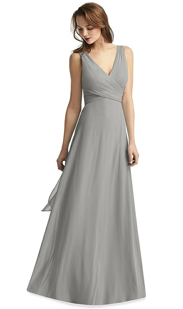 Front View - Chelsea Gray Thread Bridesmaid Style Layla