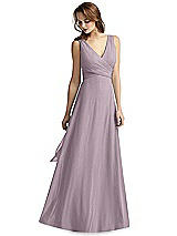 Front View Thumbnail - Lilac Dusk Thread Bridesmaid Style Layla