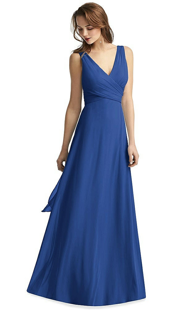 Front View - Classic Blue Thread Bridesmaid Style Layla