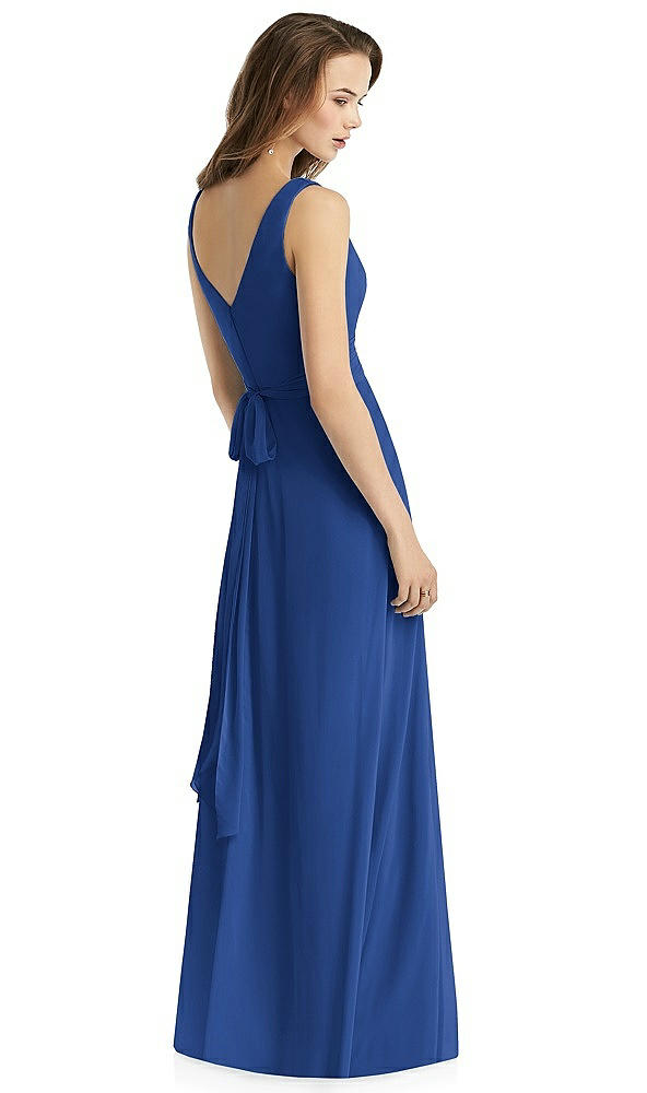 Back View - Classic Blue Thread Bridesmaid Style Layla