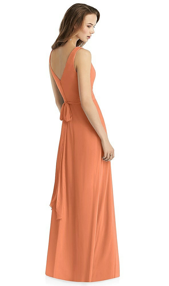 Back View - Sweet Melon Thread Bridesmaid Style Layla
