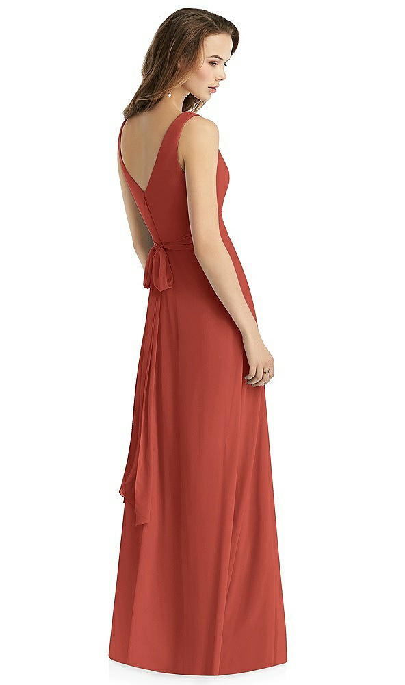 Back View - Amber Sunset Thread Bridesmaid Style Layla