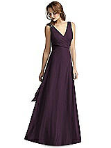 Front View Thumbnail - Aubergine Thread Bridesmaid Style Layla