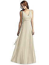 Front View Thumbnail - Champagne Thread Bridesmaid Style Layla