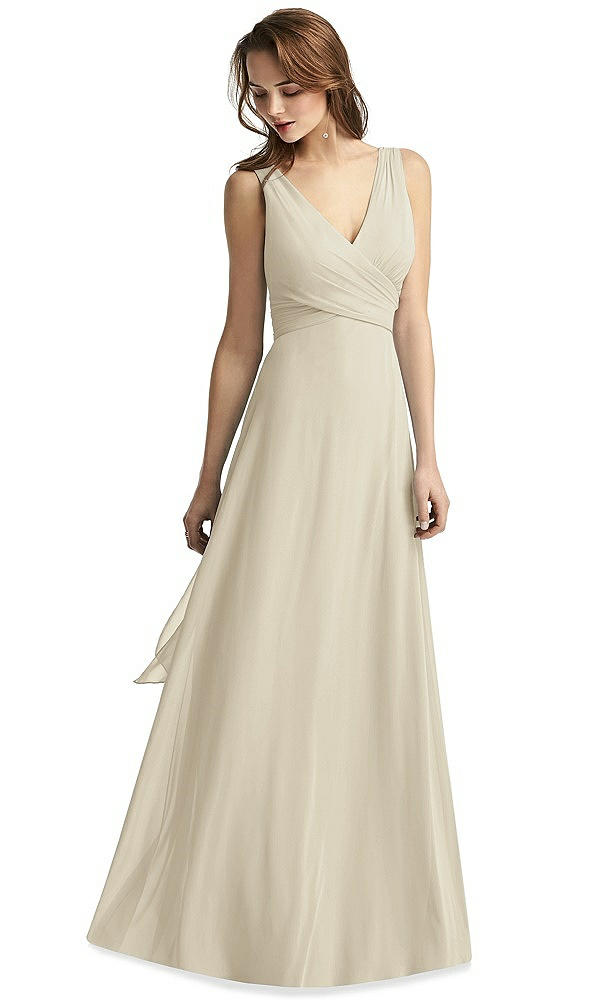 Front View - Champagne Thread Bridesmaid Style Layla