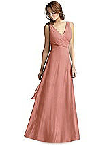 Front View Thumbnail - Desert Rose Thread Bridesmaid Style Layla
