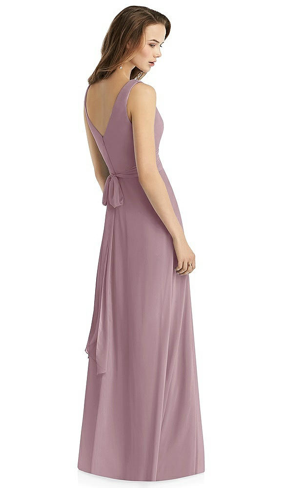 Back View - Dusty Rose Thread Bridesmaid Style Layla