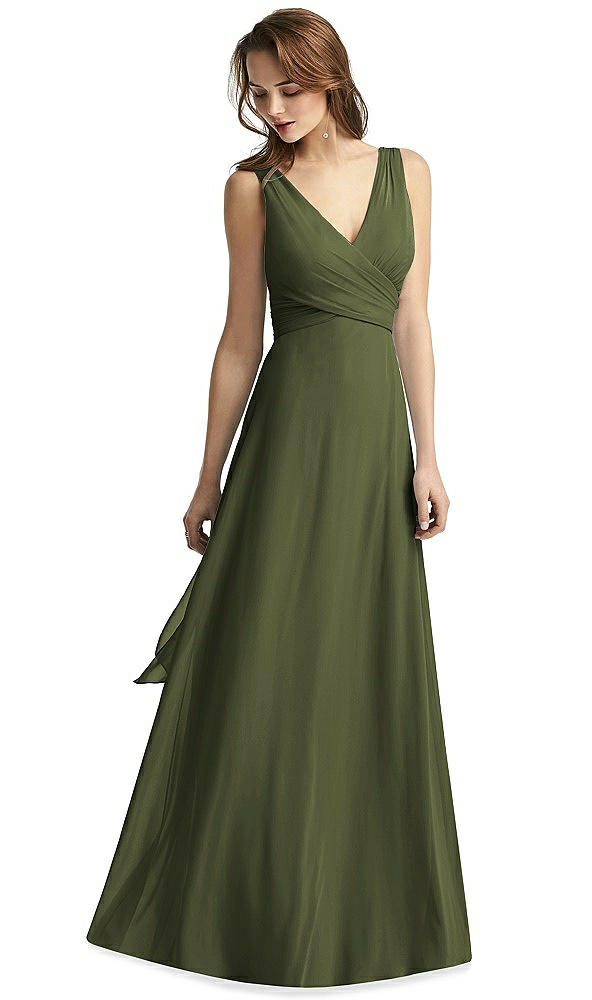 Front View - Olive Green Thread Bridesmaid Style Layla