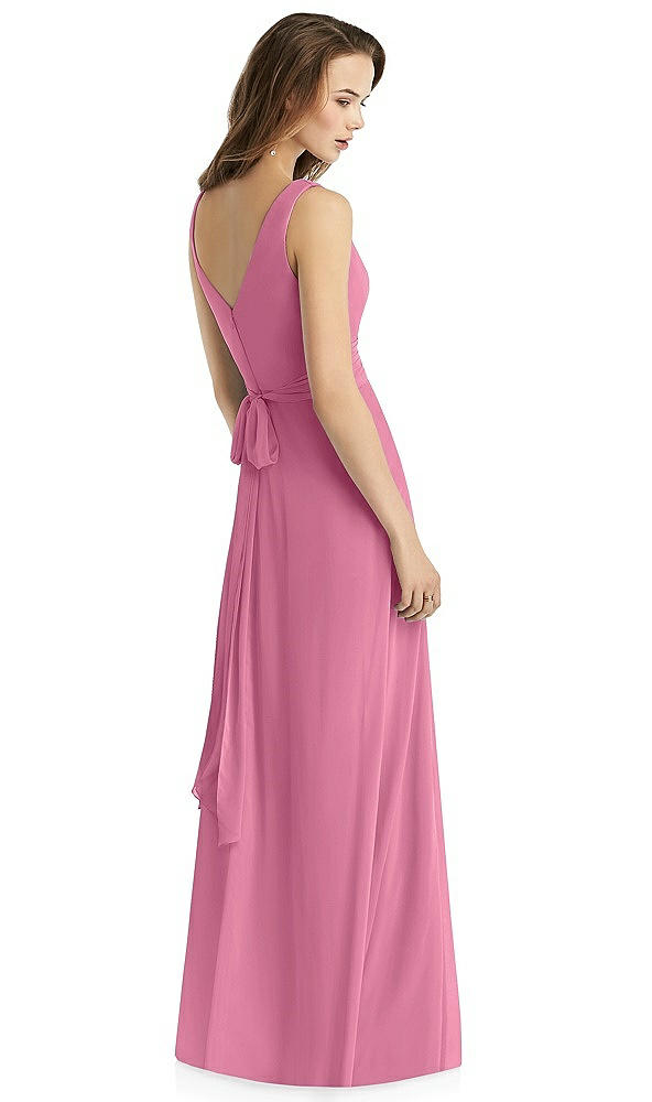 Back View - Orchid Pink Thread Bridesmaid Style Layla