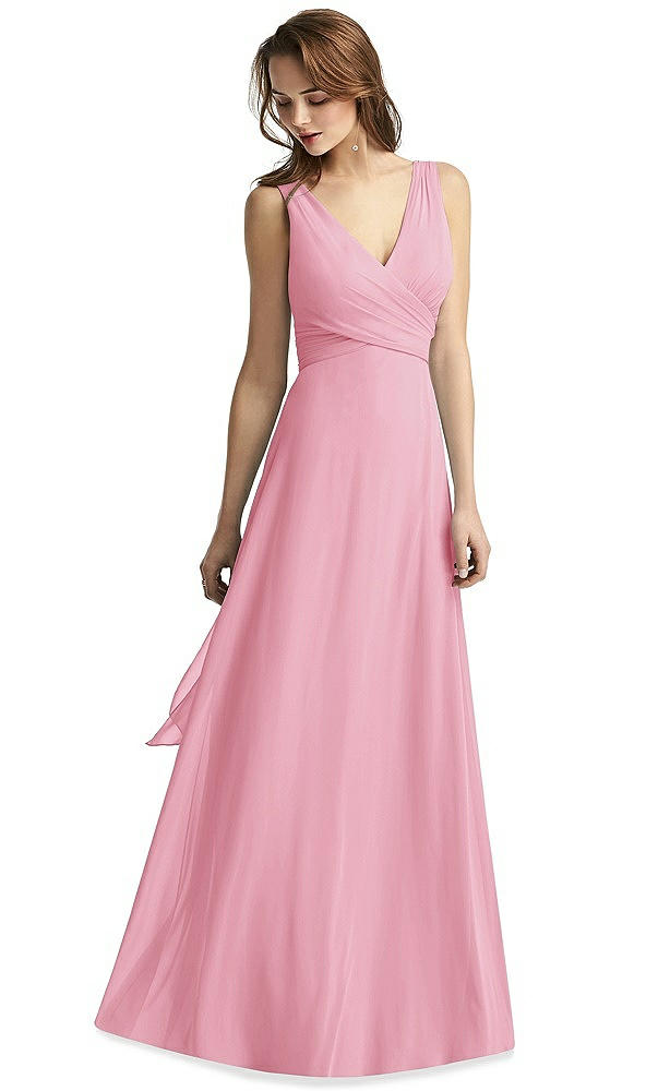 Front View - Peony Pink Thread Bridesmaid Style Layla