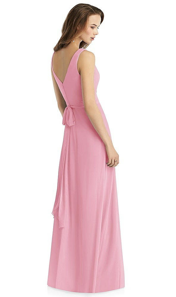 Back View - Peony Pink Thread Bridesmaid Style Layla
