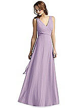 Front View Thumbnail - Pale Purple Thread Bridesmaid Style Layla