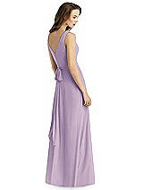 Rear View Thumbnail - Pale Purple Thread Bridesmaid Style Layla
