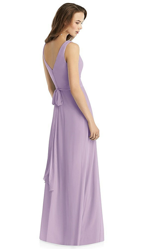 Back View - Pale Purple Thread Bridesmaid Style Layla
