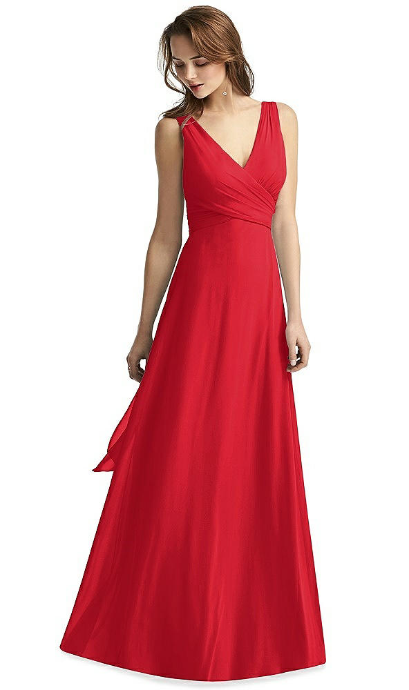 Front View - Parisian Red Thread Bridesmaid Style Layla