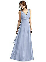 Front View Thumbnail - Sky Blue Thread Bridesmaid Style Layla