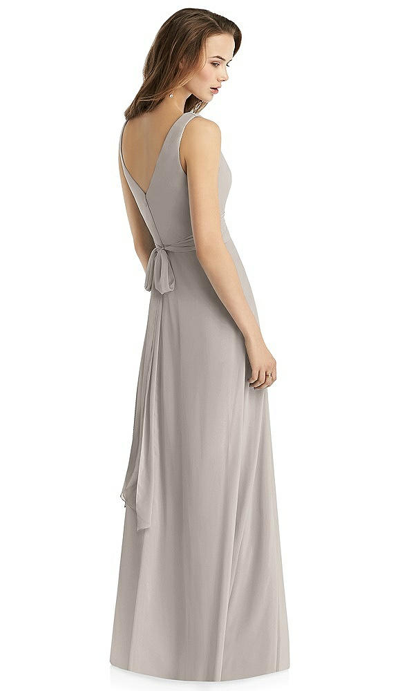 Back View - Taupe Thread Bridesmaid Style Layla