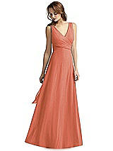 Front View Thumbnail - Terracotta Copper Thread Bridesmaid Style Layla