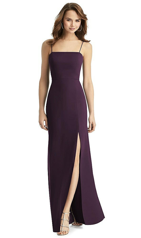 Back View - Aubergine Thread Bridesmaid Style Stella