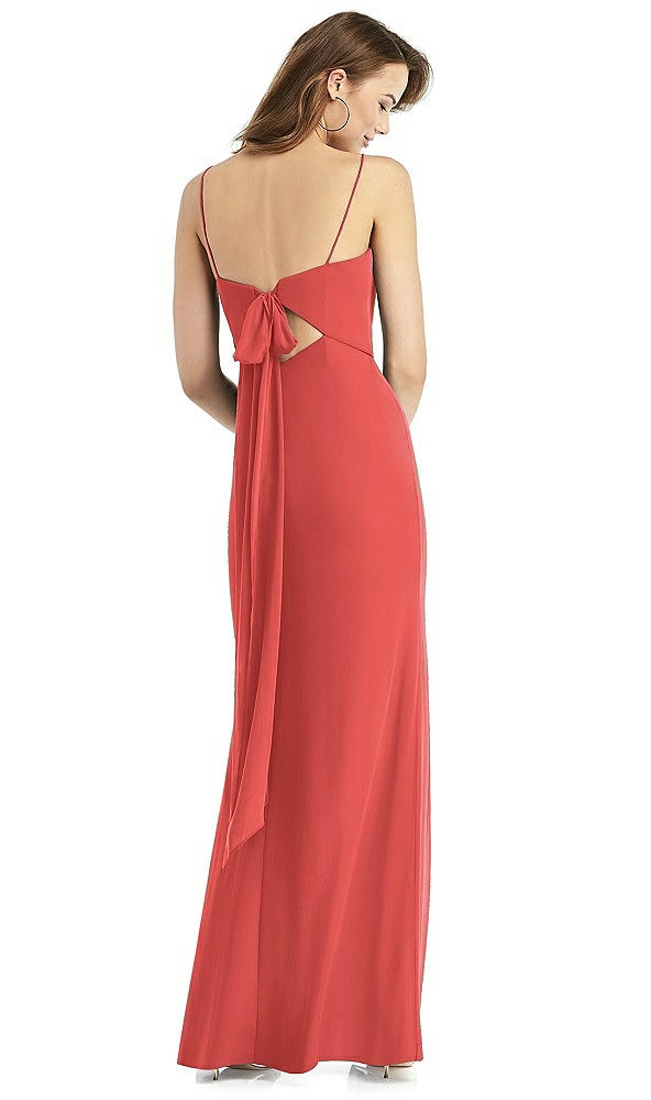 Front View - Perfect Coral Thread Bridesmaid Style Stella