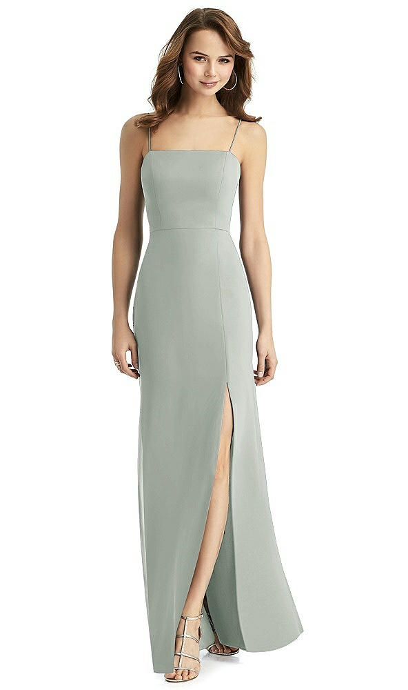 Back View - Willow Green Thread Bridesmaid Style Stella