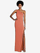 Front View Thumbnail - Terracotta Copper Thread Bridesmaid Style Addison