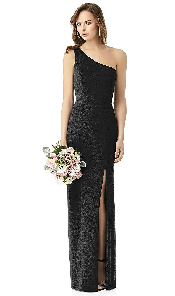Front View - Black Silver Thread Bridesmaid Style Addison