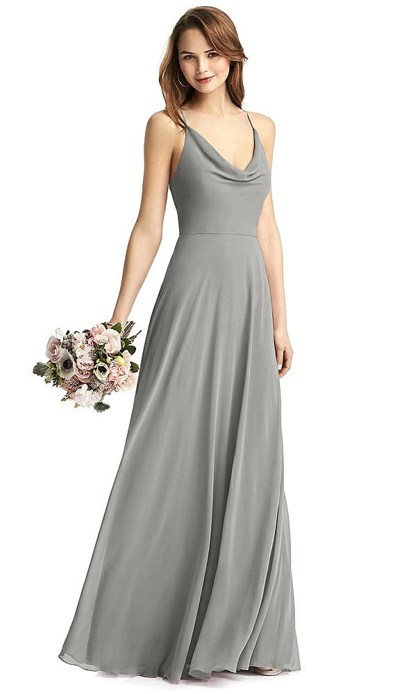 Front View - Chelsea Gray Thread Bridesmaid Style Quinn