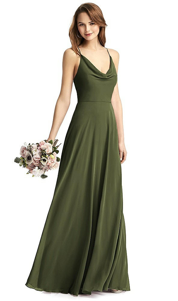 Front View - Olive Green Thread Bridesmaid Style Quinn