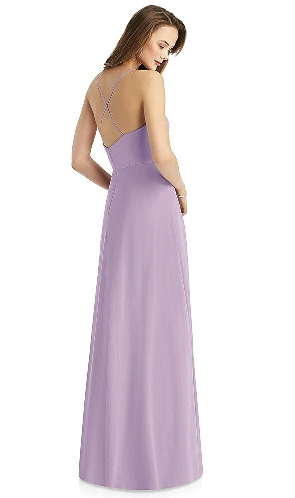 Back View - Pale Purple Thread Bridesmaid Style Quinn