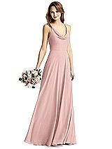 Front View Thumbnail - Rose - PANTONE Rose Quartz Thread Bridesmaid Style Quinn