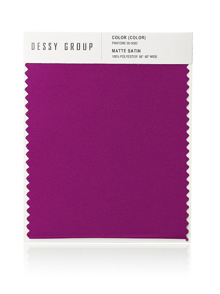 Front View - Persian Plum Matte Satin Fabric Swatch