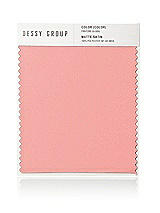 Front View Thumbnail - Apricot Matte Satin Fabric Swatch