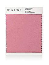 Front View Thumbnail - Carnation Matte Satin Fabric Swatch
