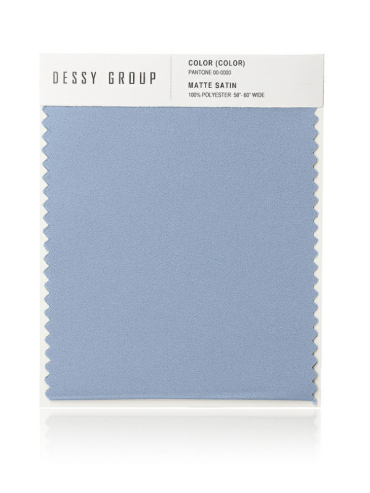 Front View - Cloudy Matte Satin Fabric Swatch