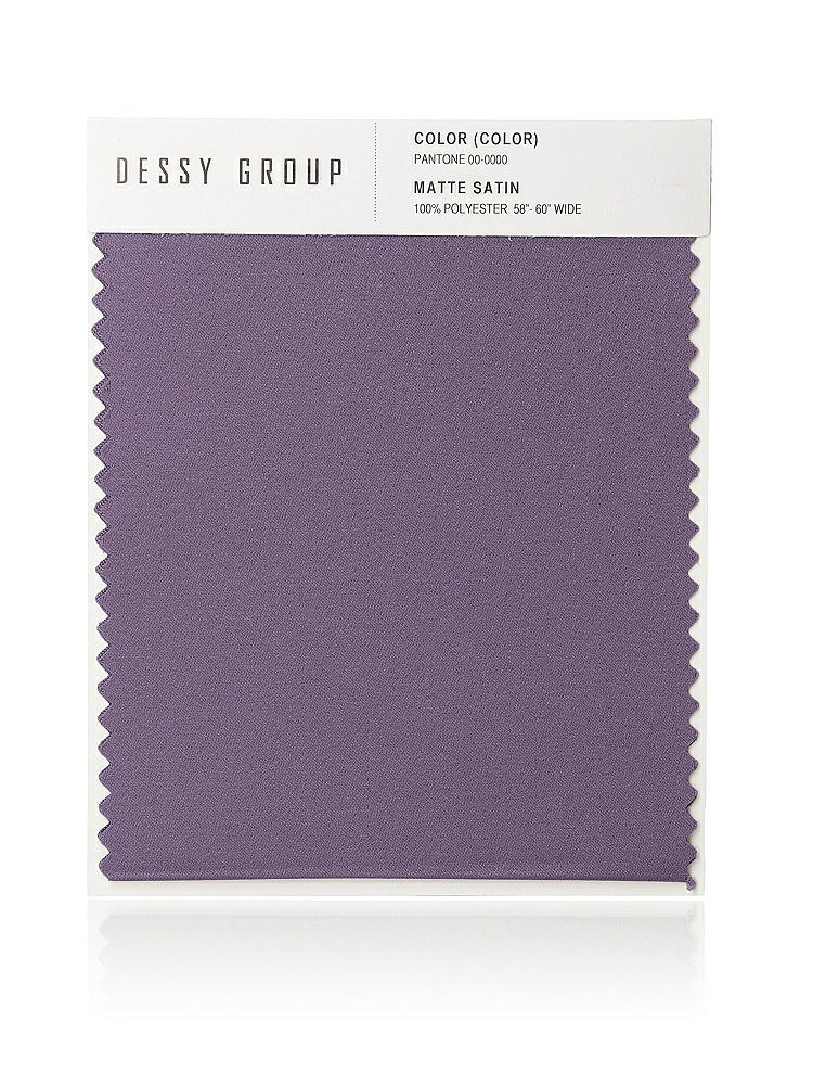 Front View - Lavender Matte Satin Fabric Swatch