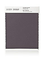 Front View Thumbnail - Stormy Matte Satin Fabric Swatch