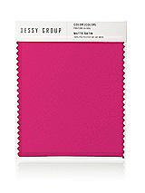 Front View Thumbnail - Think Pink Matte Satin Fabric Swatch