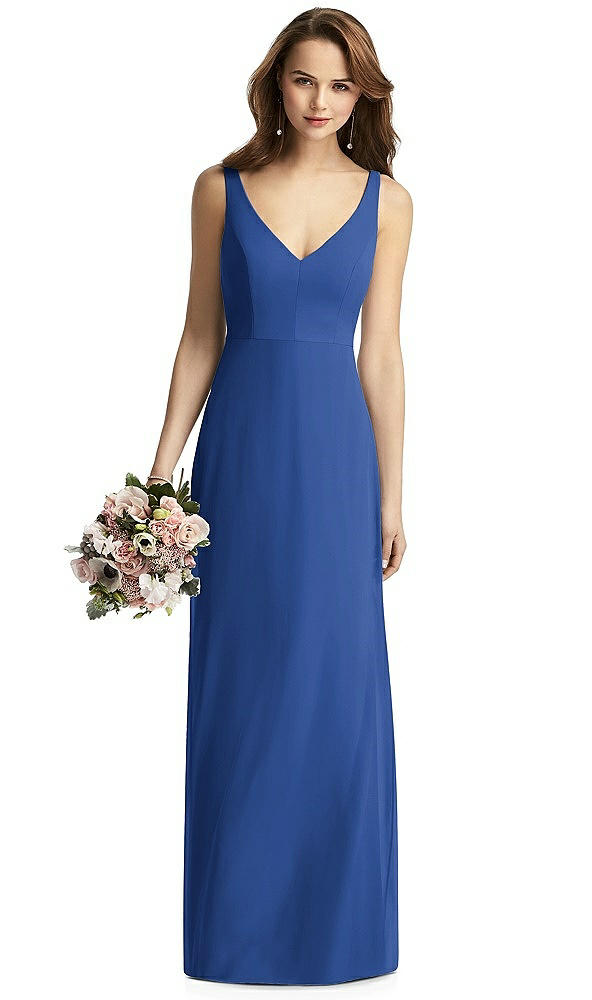 Front View - Classic Blue Thread Bridesmaid Style Peyton