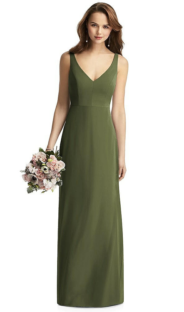 Front View - Olive Green Thread Bridesmaid Style Peyton