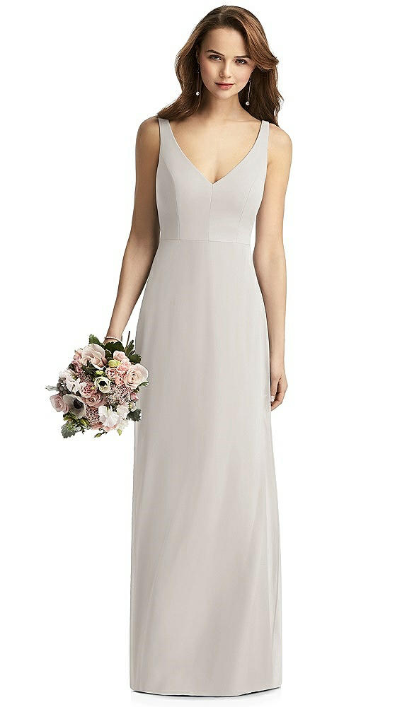 Front View - Oyster Thread Bridesmaid Style Peyton