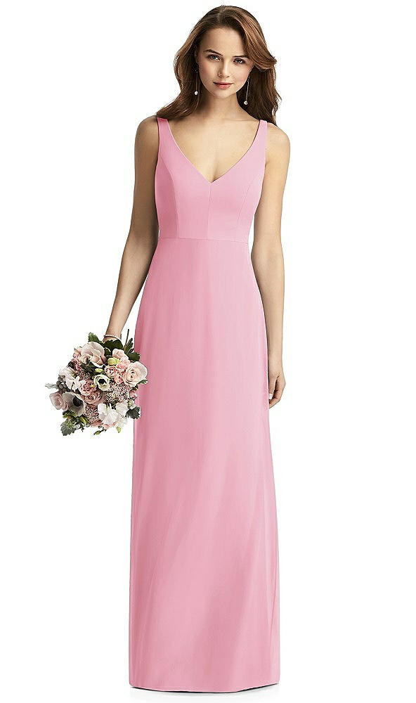 Front View - Peony Pink Thread Bridesmaid Style Peyton