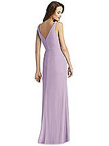Rear View Thumbnail - Pale Purple Thread Bridesmaid Style Peyton