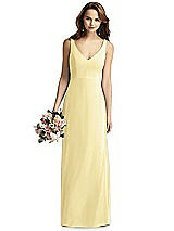 Front View Thumbnail - Pale Yellow Thread Bridesmaid Style Peyton