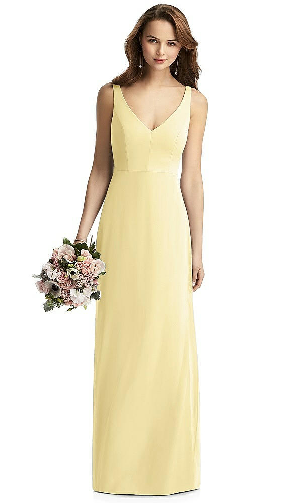 Front View - Pale Yellow Thread Bridesmaid Style Peyton
